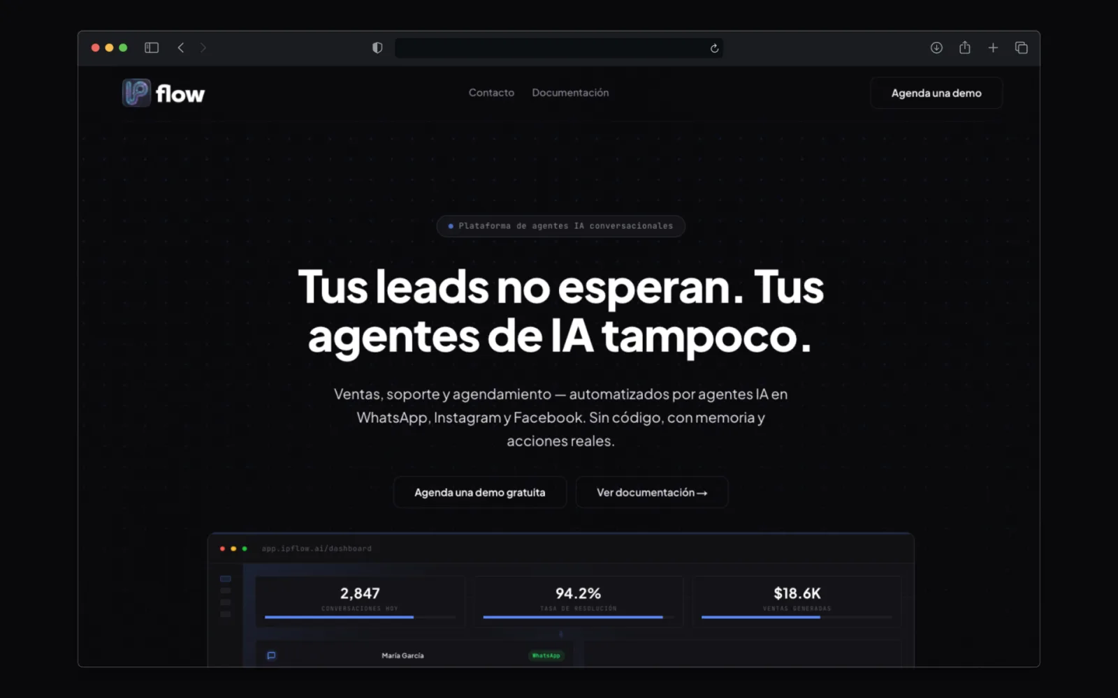 Vista previa de IPFlow